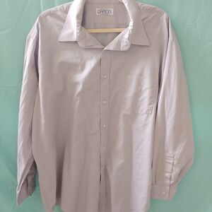Damon VINTAGE Men's BIG Size (No tag See Description) Grey Dress Button Up Shirt